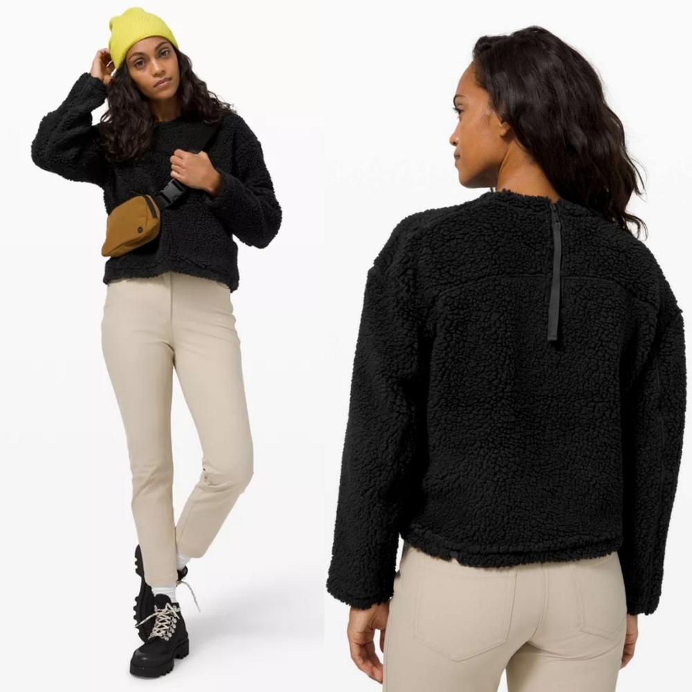 Lululemon Wool Whenever Crew Black